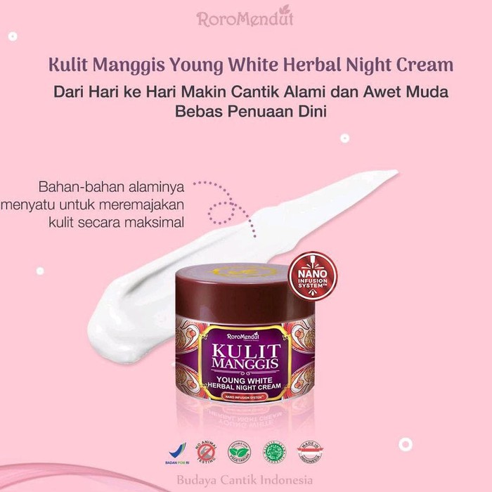 RORO MENDUT KULIT MANGGIS HERBAL NIGHT CREAM