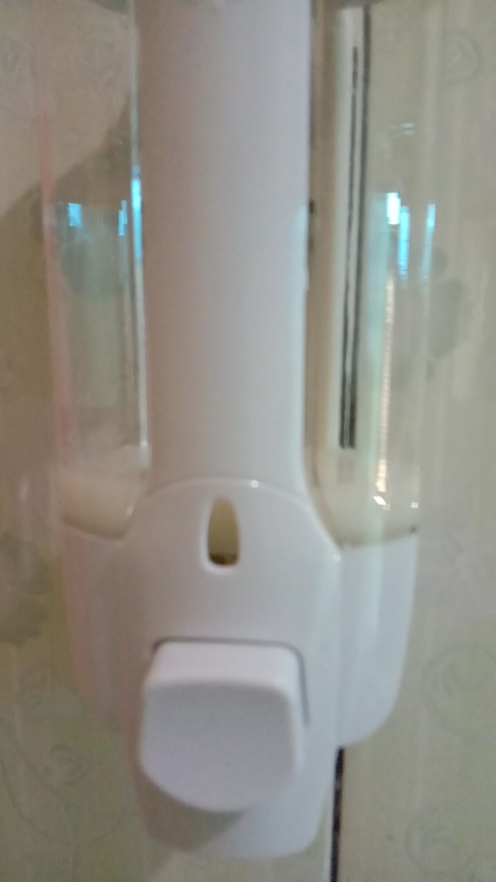 Dispenser Single Tabung Tempat Sabun Cair Dinding Hand Soap Cuci Tangan Kamar Mandi Wastafel Dapur