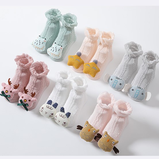 BABYSTORE  - JJC KAOS KAKI PREWALKER BAYI 3D KARAKTER BONEKA TIMBUL