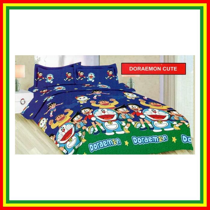 SPREI BONITA 120 CM X 200 CM MOTIF DORAEMON CUTE