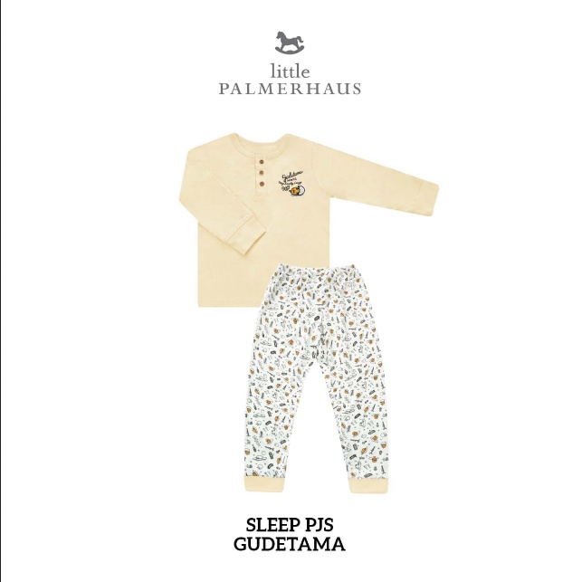 LPH02  LITTLE PALMERHAUS PIYAMA ANAK PAJAMAS GUDETAMA