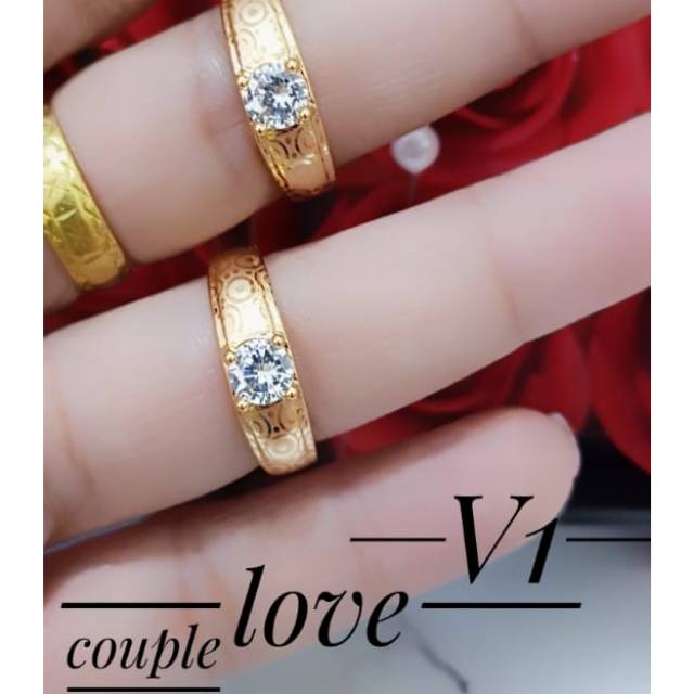 Cincin couple batik