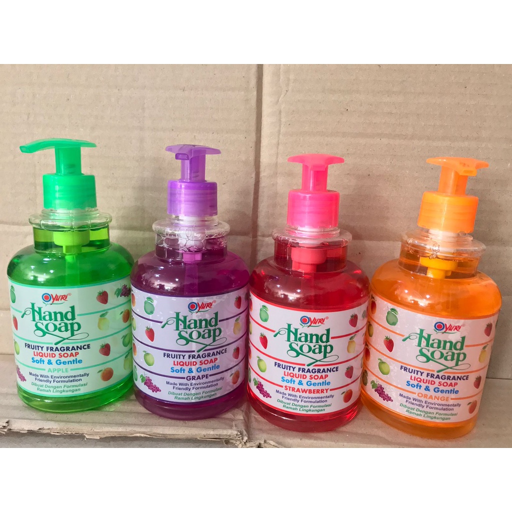 HAND SOAP YURI PUMP 410 ML / SABUN CUCI TANGAN YURI/ SABUN CUCI KORONA