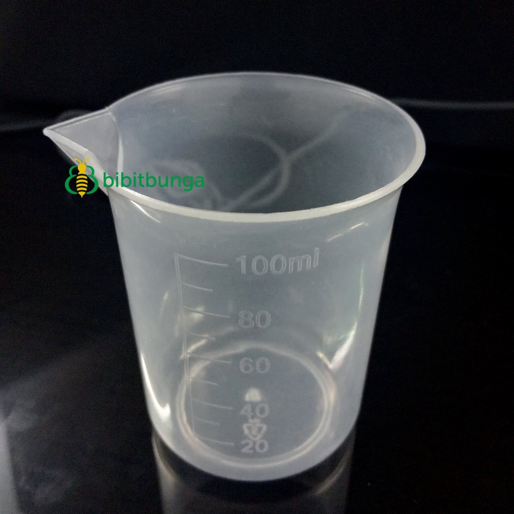 Gelas Ukur 100cc 100ml Alat Takaran Measuring Cup Plastik 100 ml cc