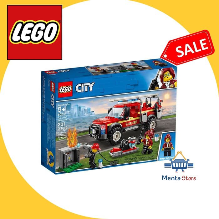 LEGO 60231 CITY Fire Chief Response Truck Mobil Pemadam Kebakaran Api