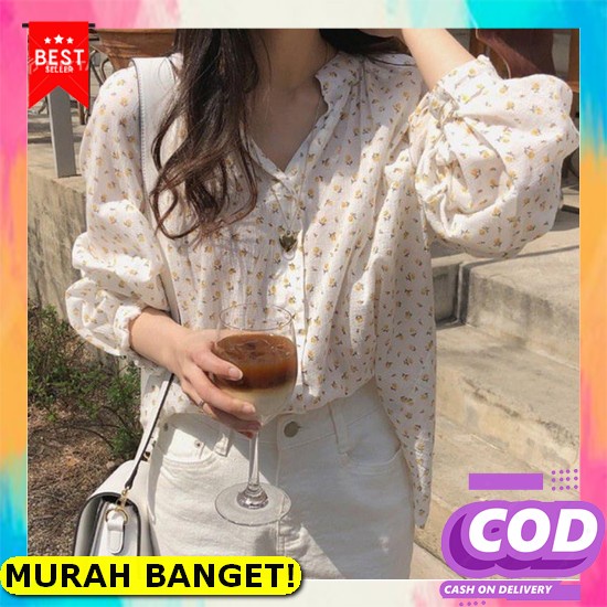 Outfit Atasan Blouse Wanita Blus Crope Korean Style | Atasan Blouse Wanita Korean Style Fashion Musl