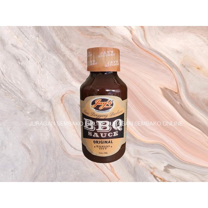 (JSO) Jay's BBQ Sauce 500 gr HALAL / Saus Panggang Barbecue / Original Kansas City / saus bbq