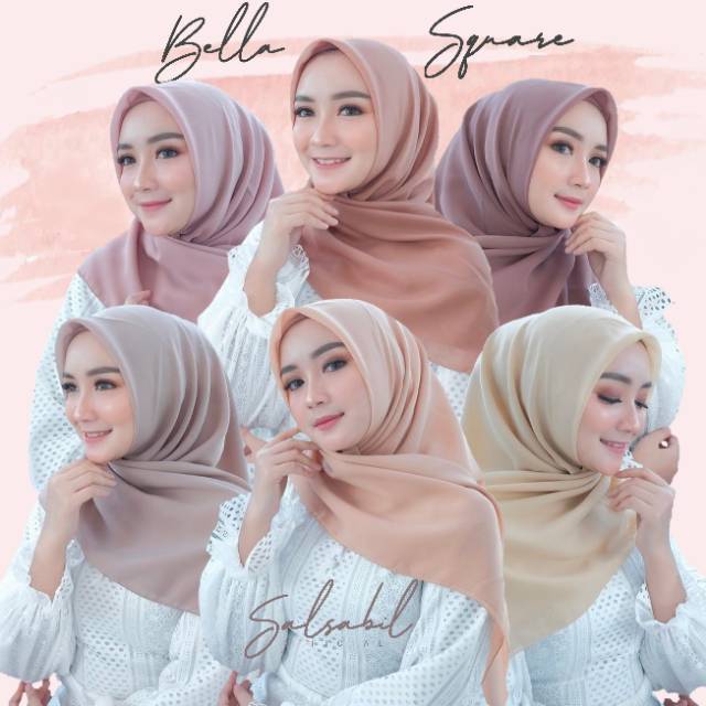 BELLA SQUARE NEW '60 WARNA' PART 1 | HIJAB SEGIEMPAT