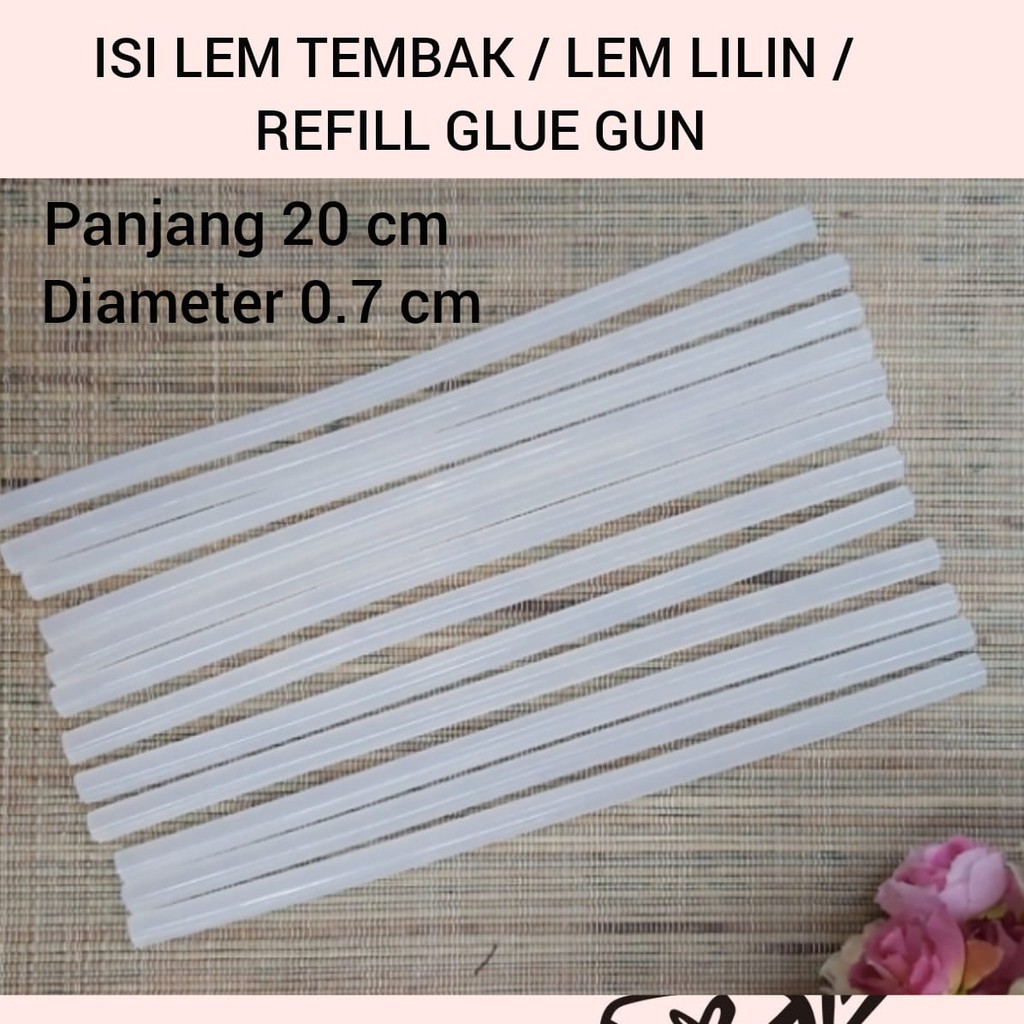 MIN PEMBELIAN 6 PCS - ISI  LEM TEMBAK | LEM LILIN | LEM BAKAR | REFILL GLUE GUN KECIL ( MERK EAGLE)