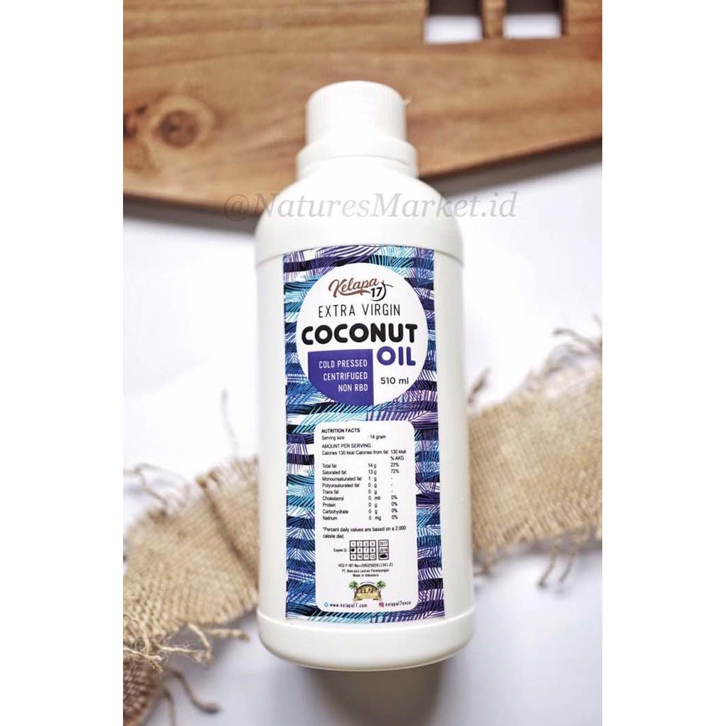 

PROMO ENAK Kelapa 17 Extra Virgin Coconut Oil 510ml Terlaris