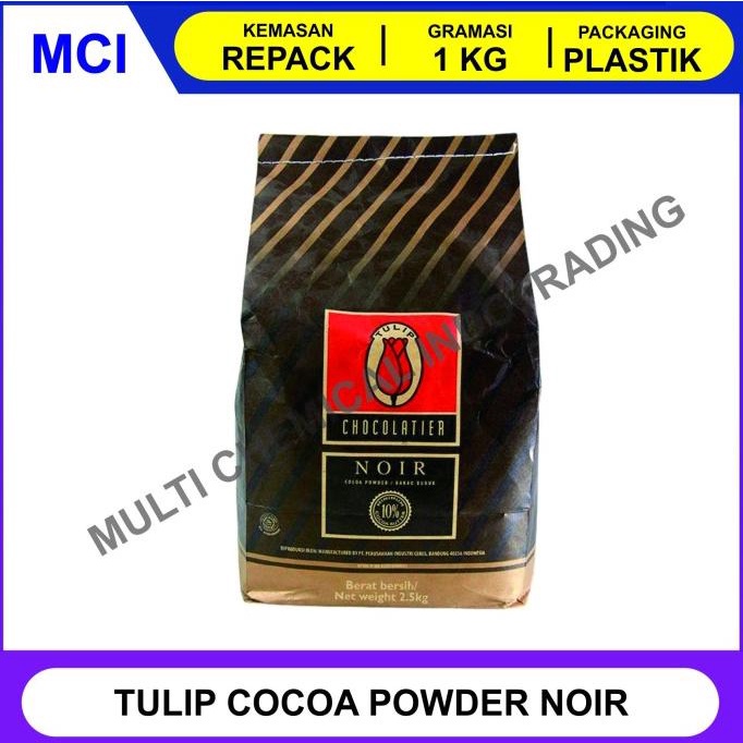 

TULIP NOIR BLACK COKLAT BUBUK / COCOA POWDER 1 KG ---NEW---