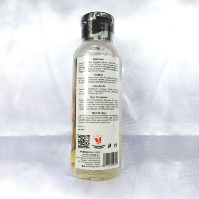 MINYAK THAI 100 ml/ minyak kemiri urang aring// olive oil thai