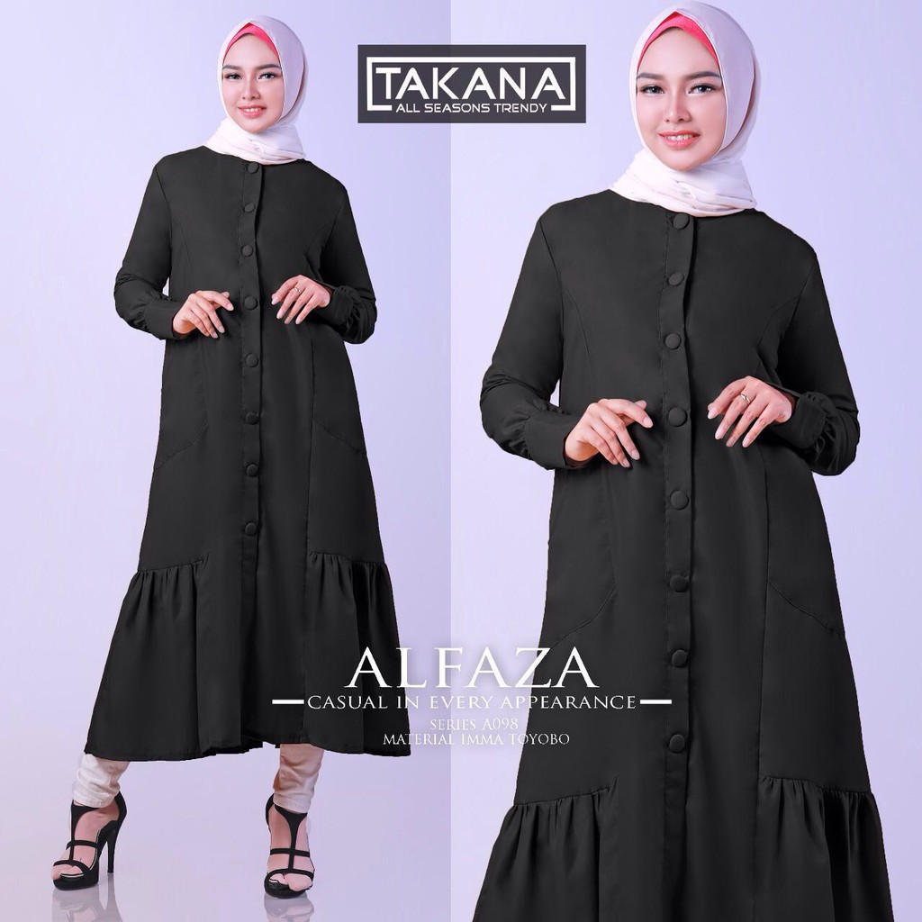 GAMIS MODERN TUNIK AL FAZAH BY BALIMO(MODEL C)