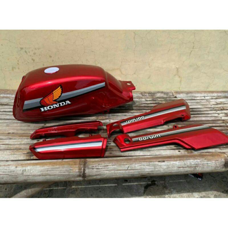 TENGKI SET BODY HONDA WIN 100 BODI HONDA WIN 100.