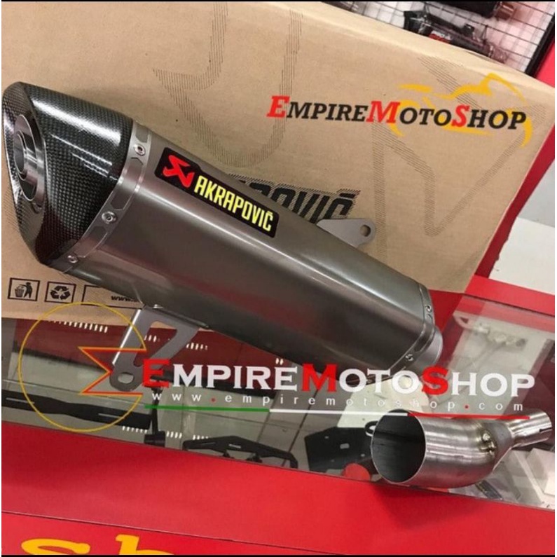 Knalpot Akrapovic Yamaha XMAX Slip On Original