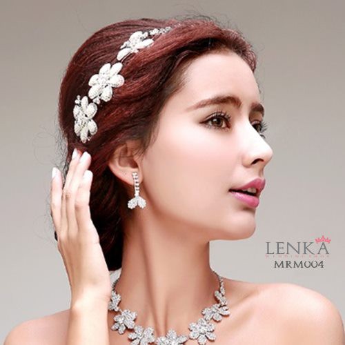 LENKA Tiara Bridal Wedding AKsesoris Rambut Wanita Modern MRM004