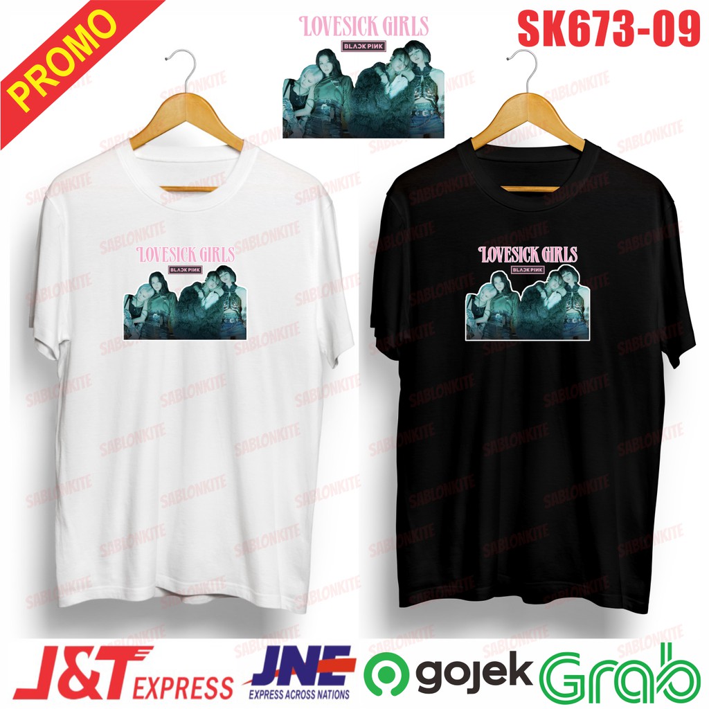 MURAH!!! KAOS BLACKPINK LOVE SICK GIRL BARU SK673 UNISEX COMBED 30S