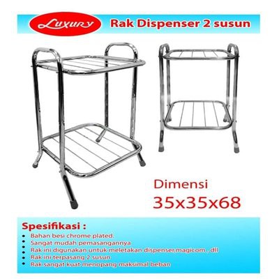 Rak Dispenser/Rak Guci/Rak Magicom Stainless 2 Susun