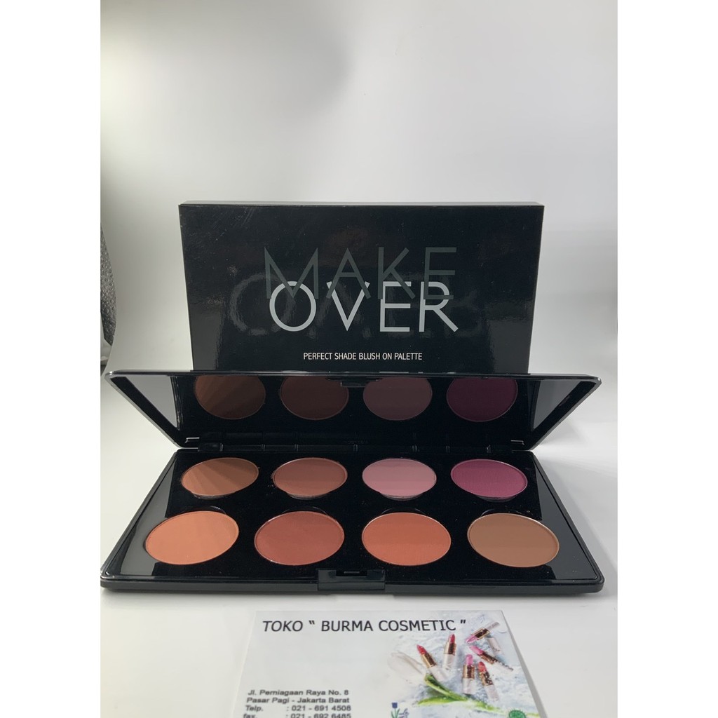 MAKE OVER PERFECT SHADE BLUSH ON PALETTE 8 X 3.5 GR