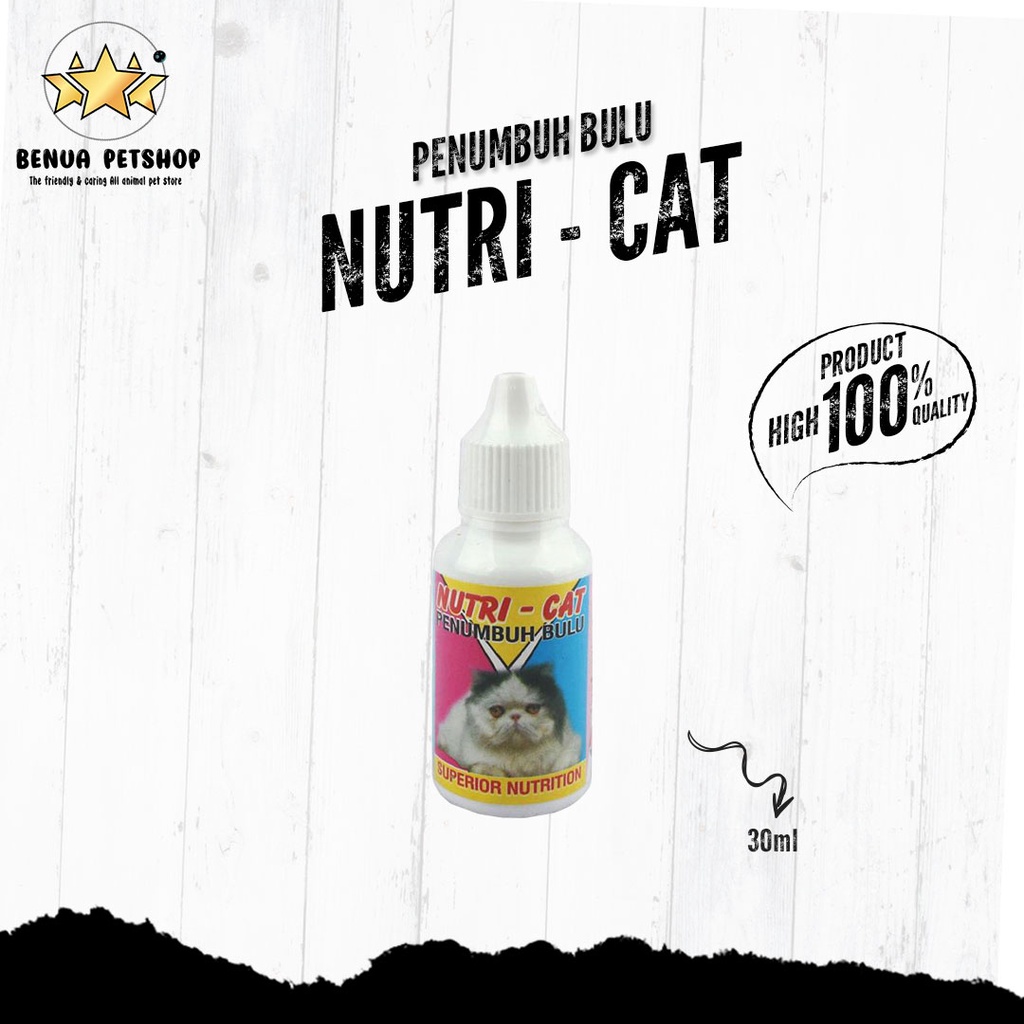 Vitamin penumbuh bulu kucing - NUTRI CAT 30ml