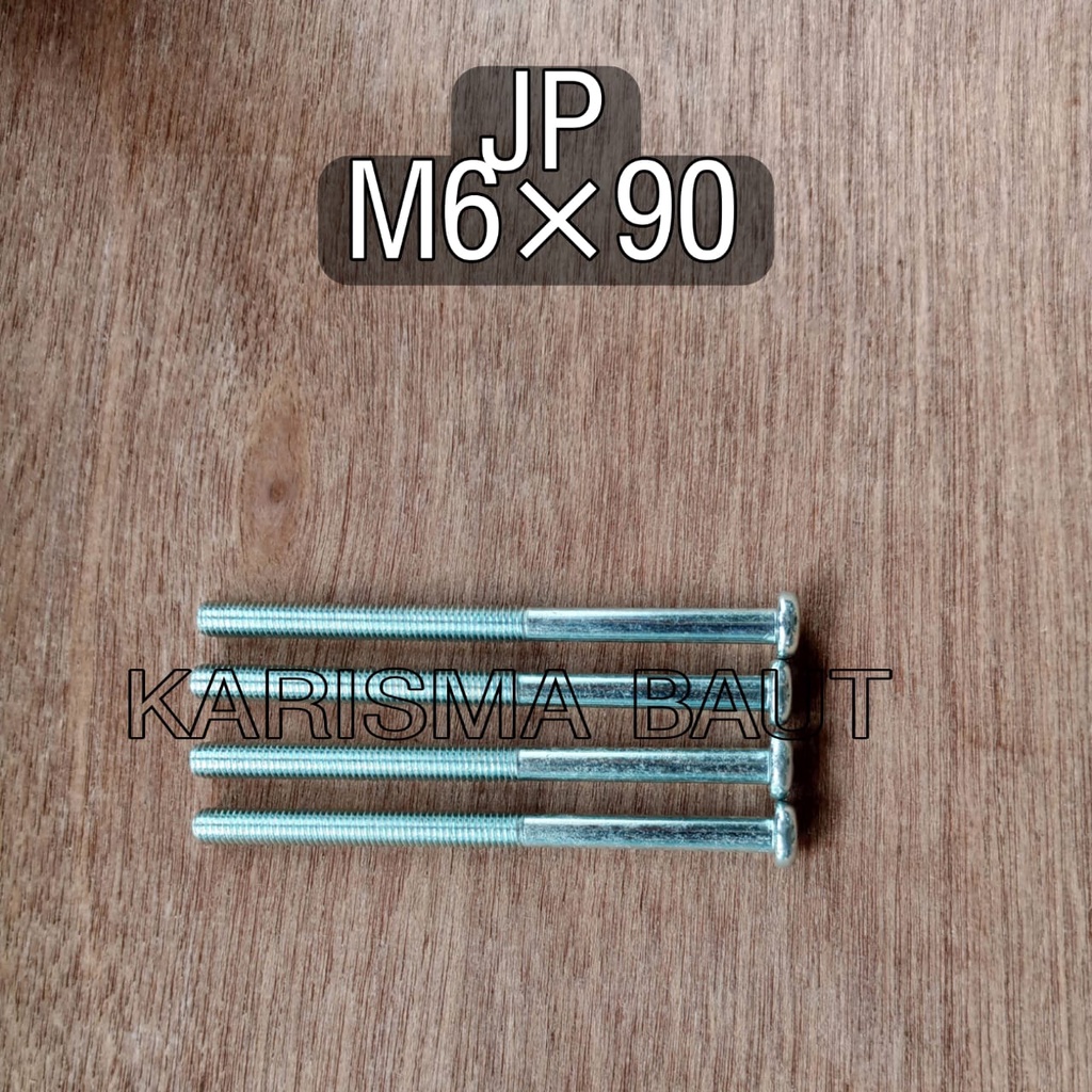 Baut JP M6 x 90 ( baut JP 6x90 )