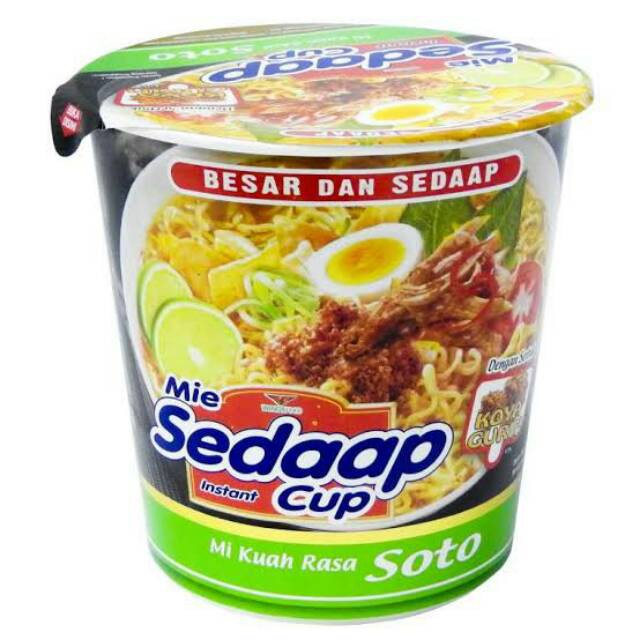 

Cup Noodle Sedaap Mie Soto 72gr