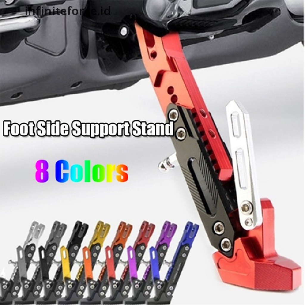 (Infiniteforce.Id) Standar Samping Motor Universal Bahan Aluminum Alloy