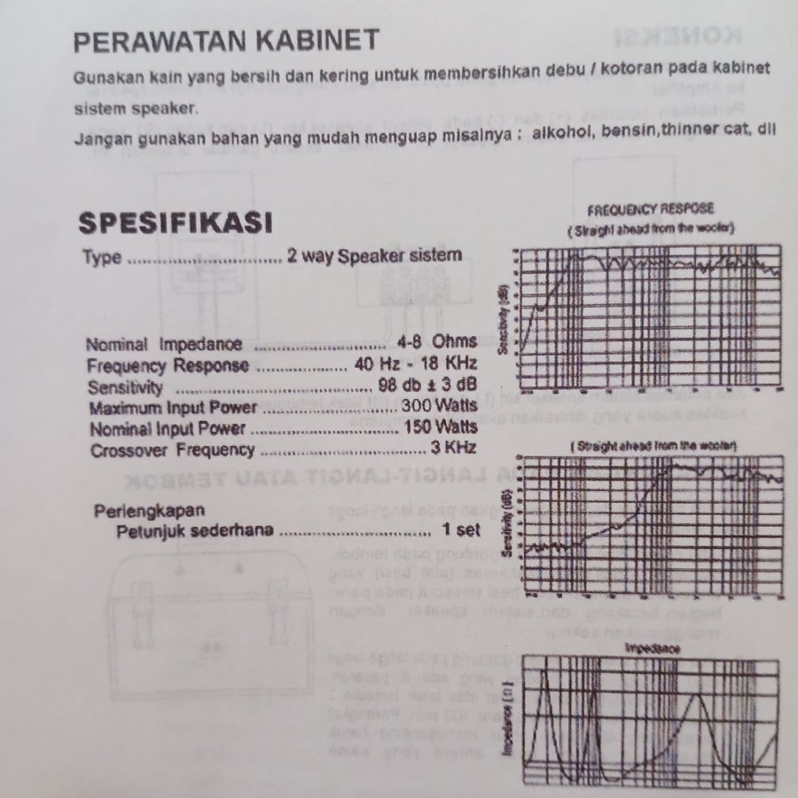 SPEAKER PASIF 6 INCH TARGA TR 65 KARAUKE SYSTEM