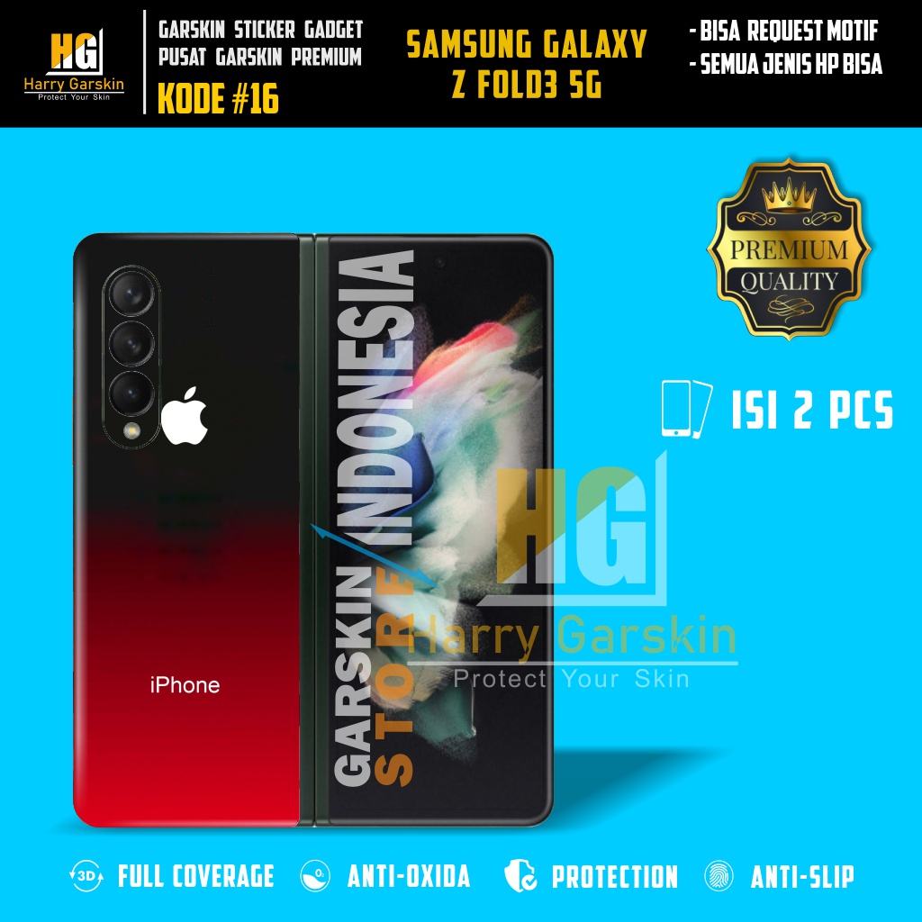 Garskin Sticker Premium Samsung Galaxy Z Fold3 5G Kode #16-20 Bisa Request Via Chat