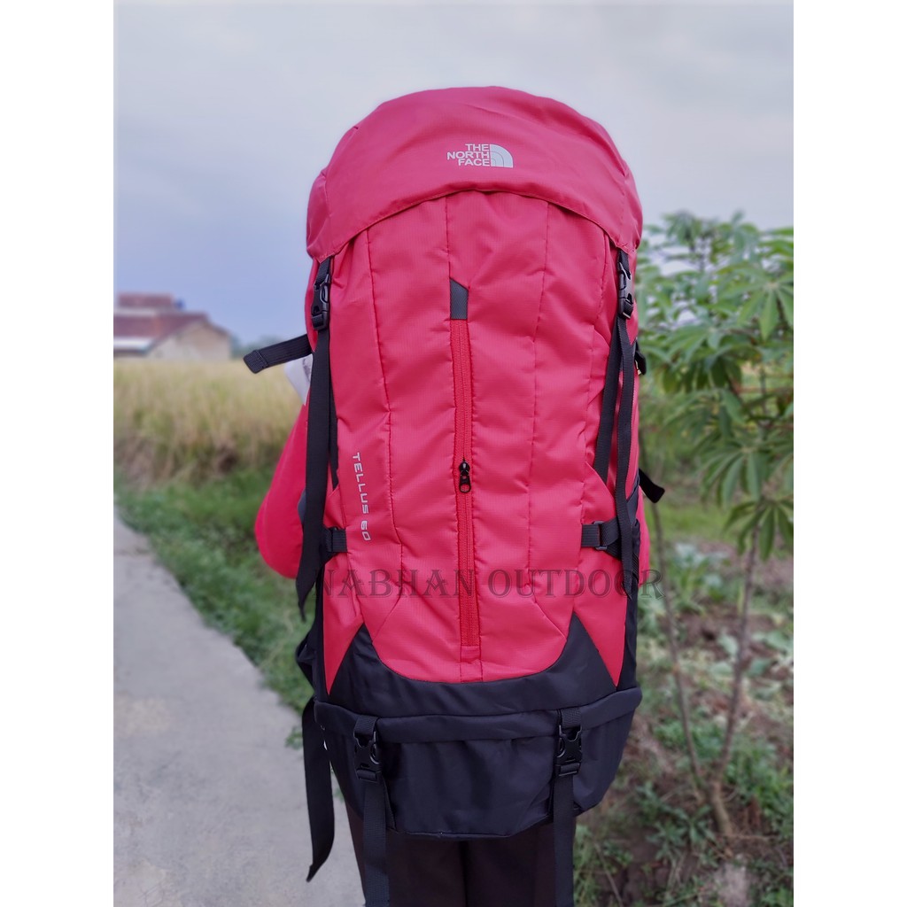 PAKET MURAH MERIAH CARRIER 60 L - TAS GUNUNG - RANSEL GUNUNG TELLUS 60 L - MATRAS - COVER BAG