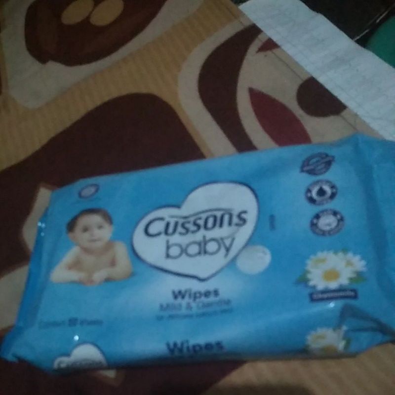 Tisu Basah bayi | Cussons baby biru