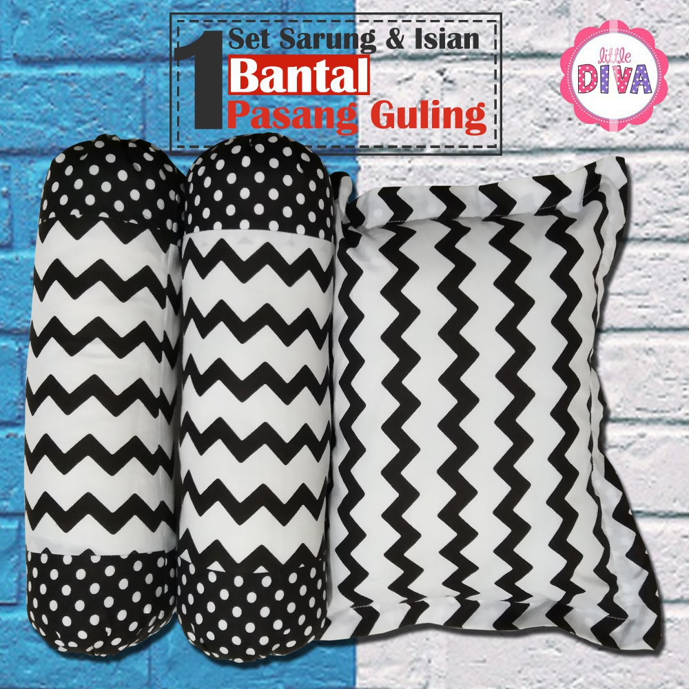 PO SET Sarung bantal Guling + ISI  bg bg