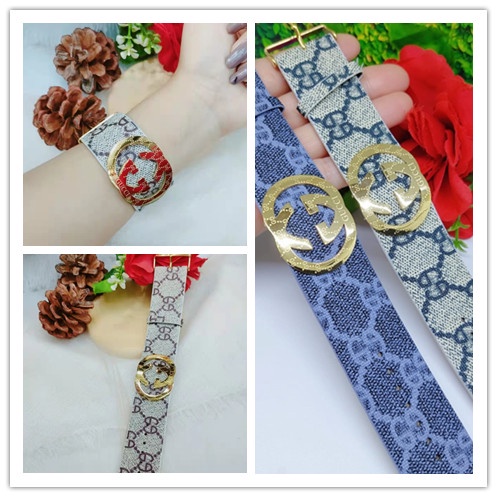 Gelang titanium kulit perhiasan wanita B01-B09