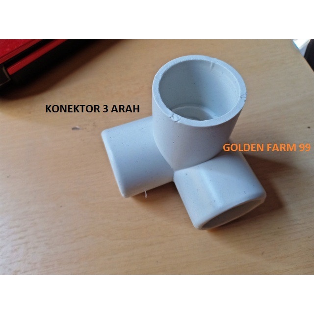 s54504T Konektor Atau Sambungan 3 Arah Pipa Pvc 1 Inch Harga Murah Warna Putih R4F15401G