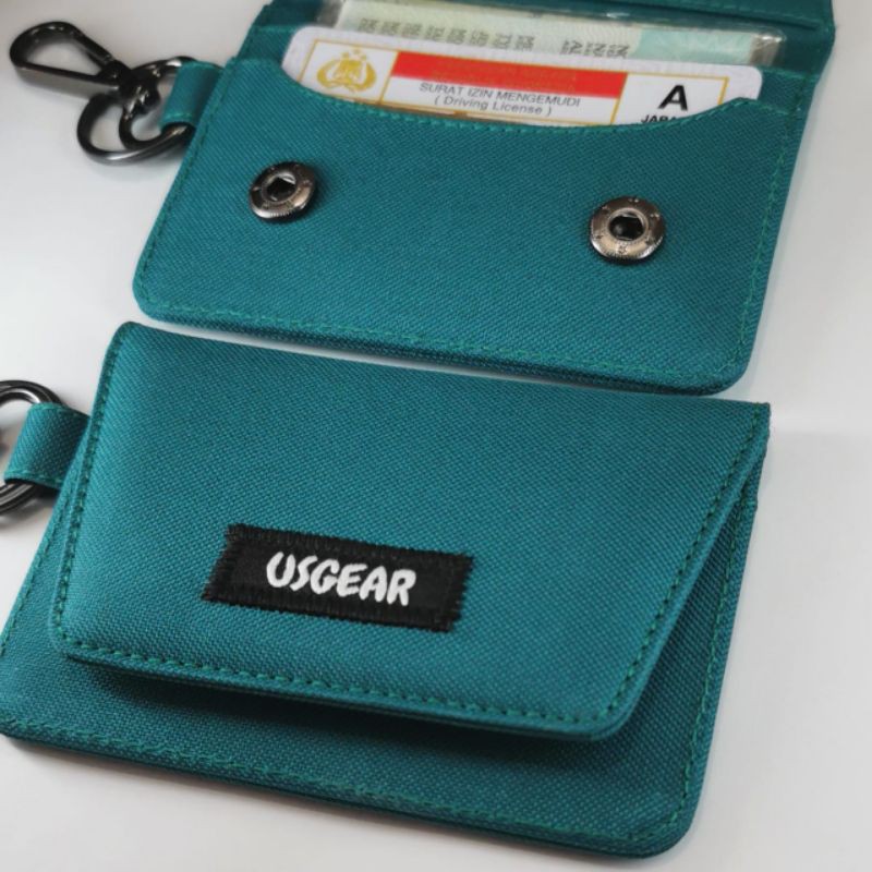 Gantungan Kunci Mobil Motor / Keychain / Dompet STNK Slim / Warna Tosca - UGDA0006