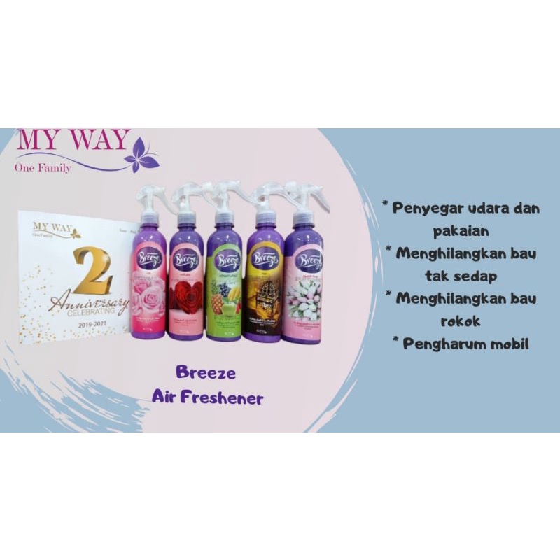 my way Breeze pengharum ,pewangi serba guna tahan 24H Original