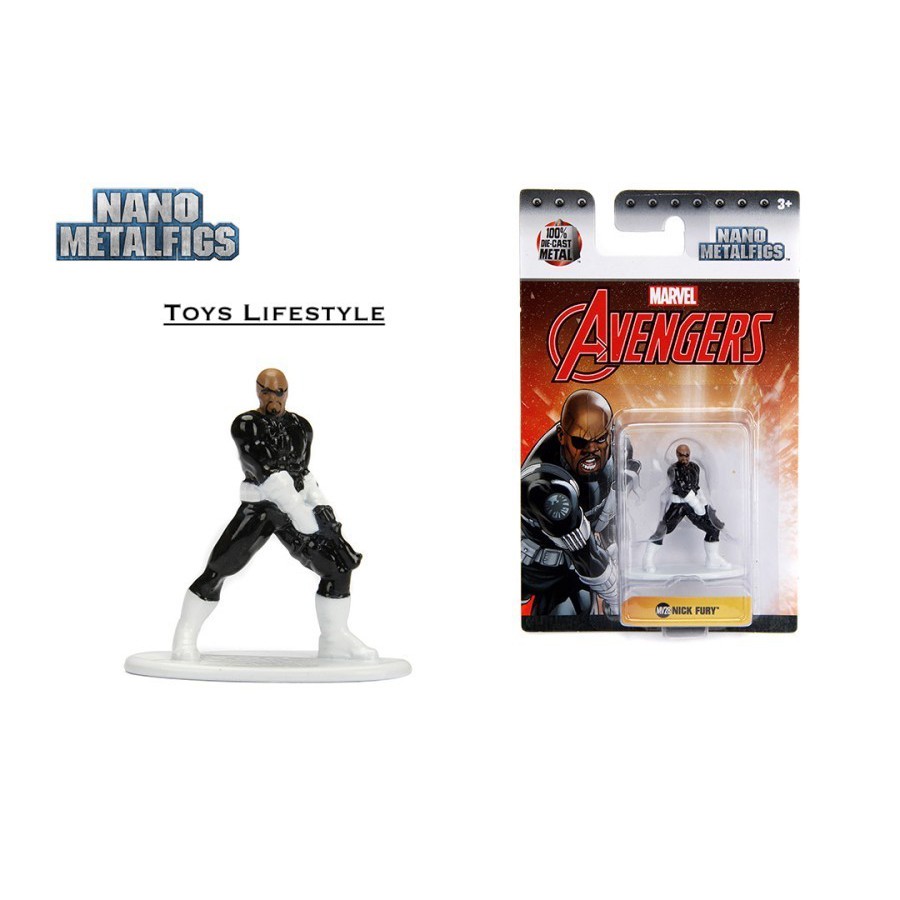 Jada Nano Metalfigs Action Figure Marvel Avengers - Nick Fury