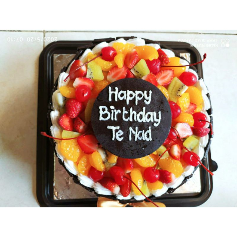 

PROMO ! ICE CREAM TART, Model Fruit Tart D, 20 cm, Tart Dalamnya 100% Ice Cream Tanpa Kue