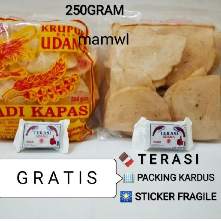 

『Launching』 Krupuk besar udang padi kapas@250gr