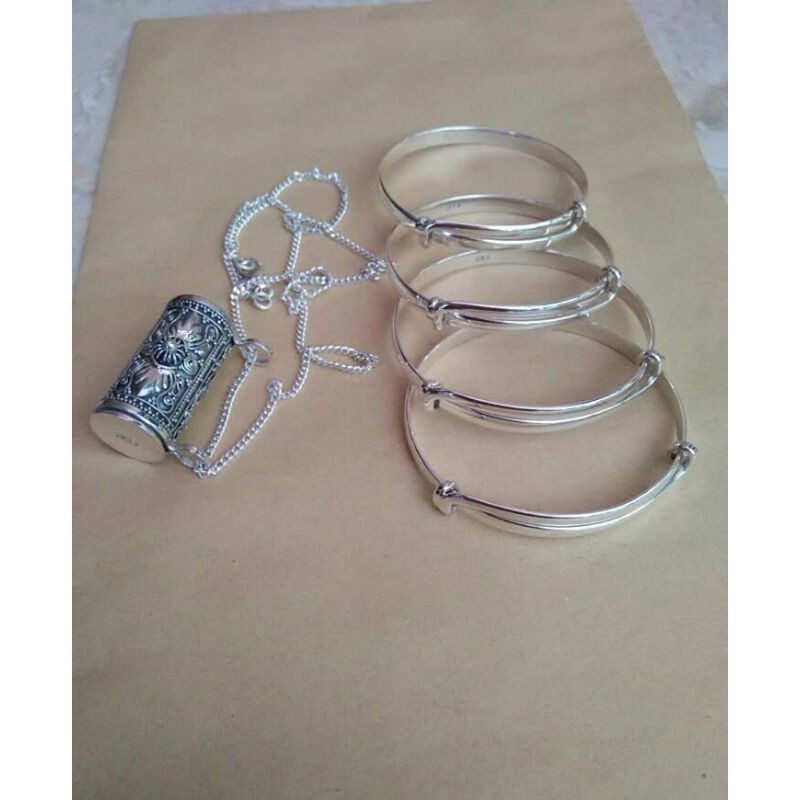 SET bayi 3 bulan aksesoris perak,