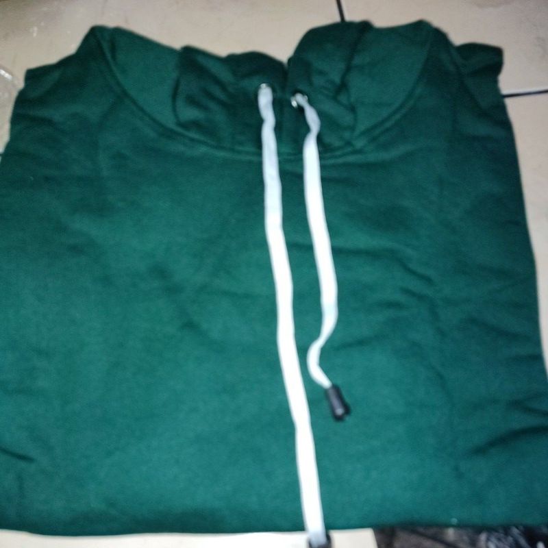 SWEATER HOODIE POLOS CEWEK COWOK FIT XL-Emerald
