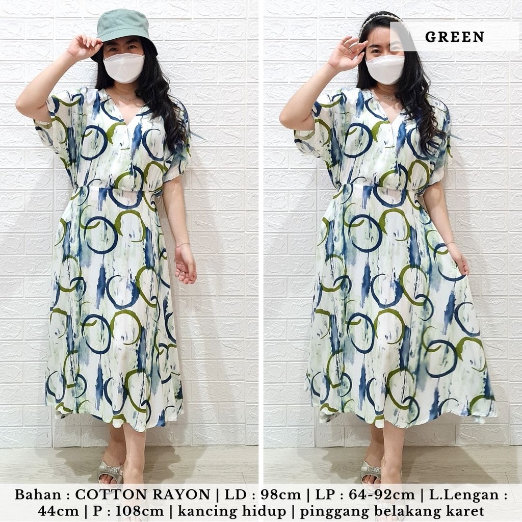 3581 circle kimono dress busui