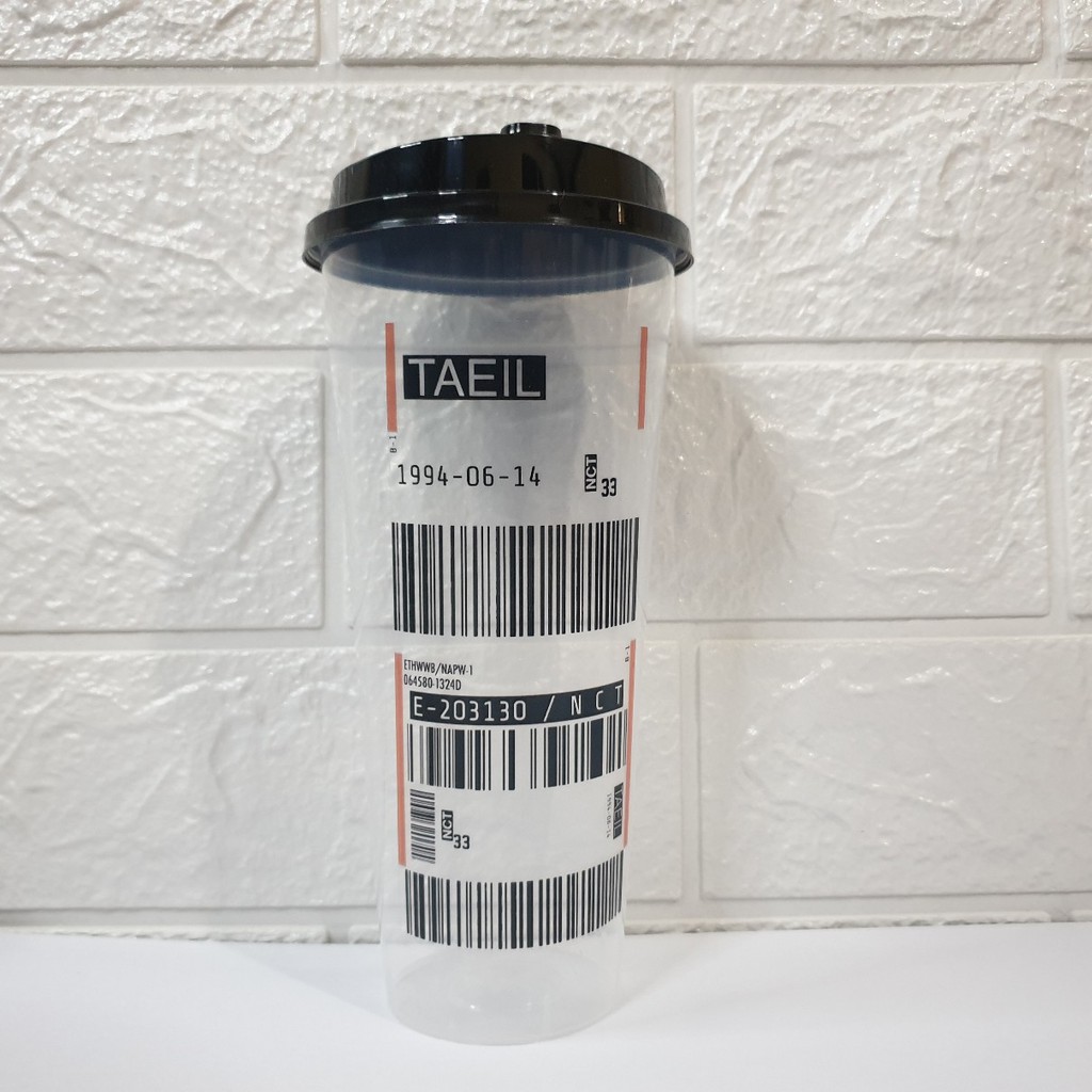 [ MHN BACA DESKRIPSI PRODUK ] Reusable Cup edisi BARCODE NCT (READYSTOK)