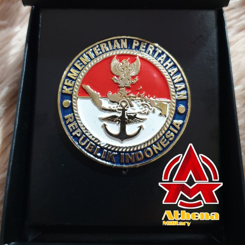 Emblem KEMHAN | emblem baret KEMHAN | Emblem Kementrian Pertahanan | atribut Kementrian Pertahanan.