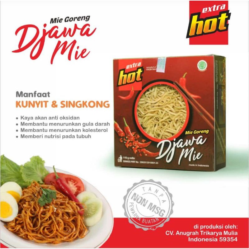 

Mie instan Mie sayur Mie sehat Mie goreng Djawa Mie