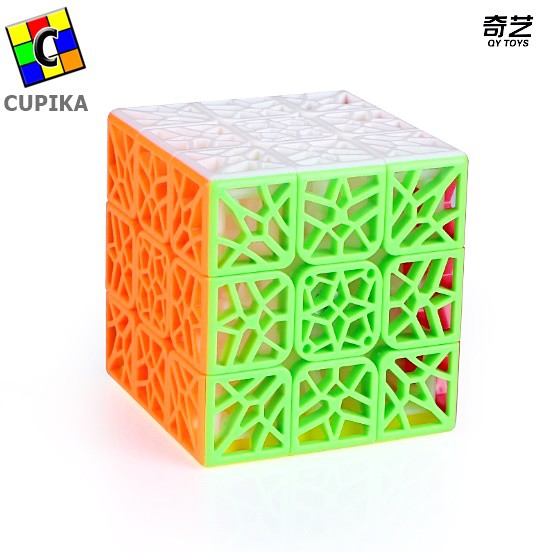 Rubik 3x3 Qiyi DNA Original Stickerless Mainan Anak Logic Game Sensory Game