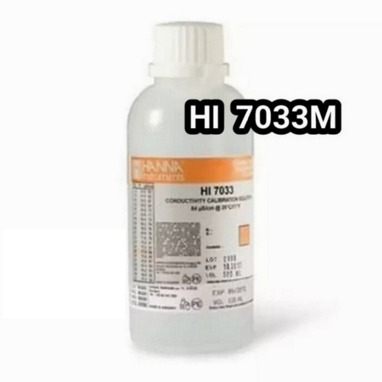 HI-7033M 84µS/cm Conductivity Solution, 230mL bottle