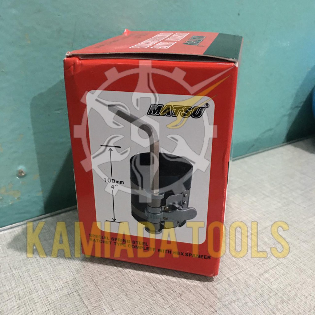Alat Press Ring Piston Matsu 4 Inci/Matsu Piston Ring Compressor