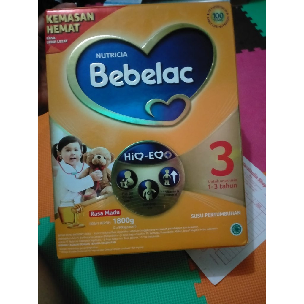 

BEBELAC 3 1800 gram Susu Madu vanilla Box 1800g / 1800 g