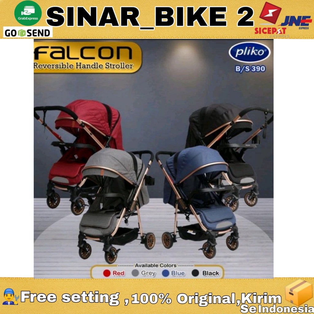 Baby Stroller PLIKO FALCON B/S 390 Kereta Dorong Bayi